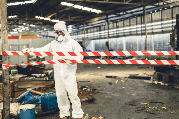 Professional Infectious Disease Decontamination technician working in El Dorado, AR